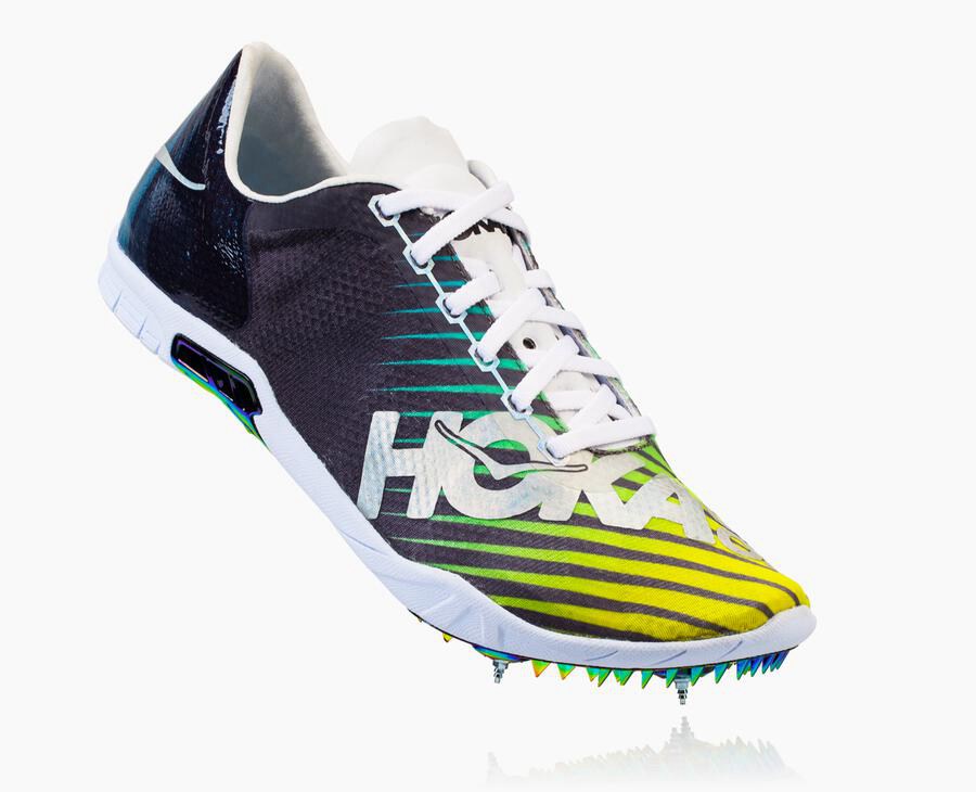 Spikes Atletismo Hoka One One Feminino Pretas/Branco - Speed Evo R - 130-GTWRYA